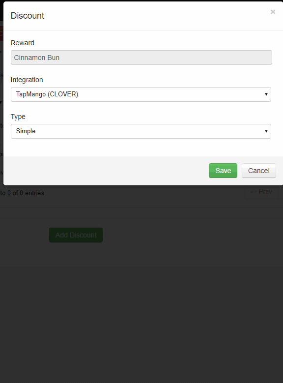 Setting up your Rewards to work with your Clover Integration TapMango