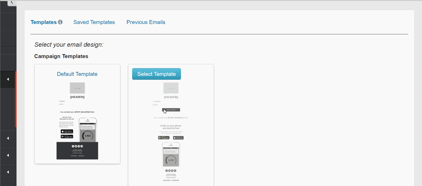 Campaign Templates Template Creator TapMango Inc.