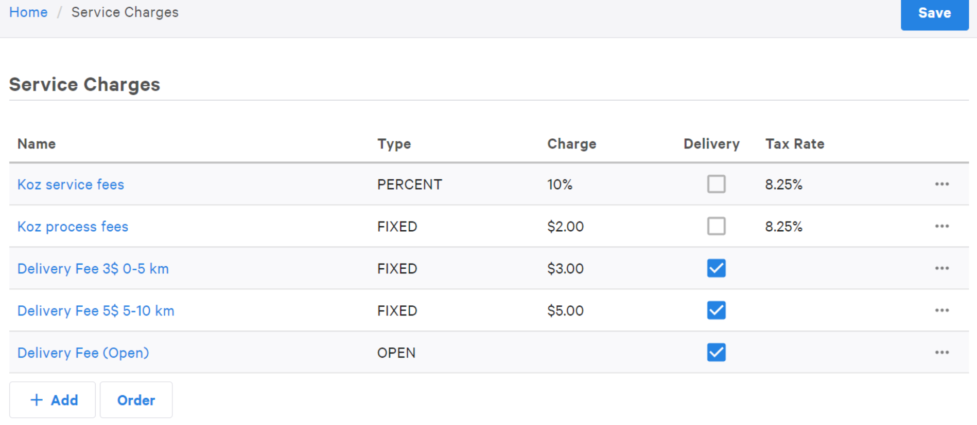 Setting Up Delivery Fees in Toast for Online Ordering TapMango Inc.